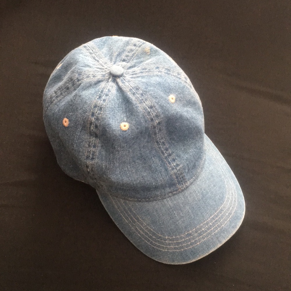 Denim 'Dad hat' styled baseball hat
